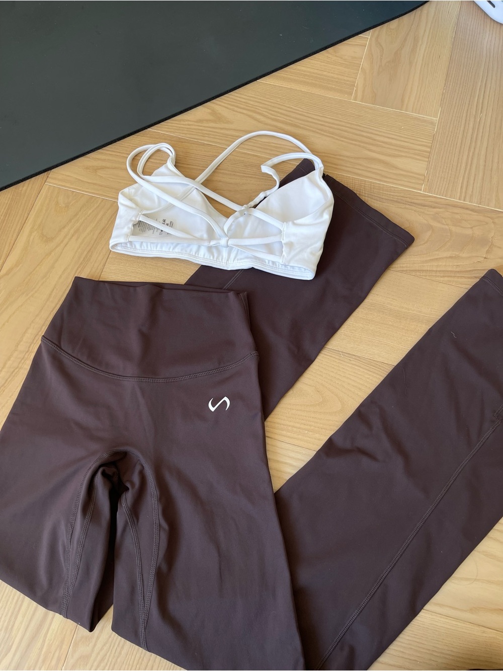 TLF set Brown Women’s Active Leggings + sports bra